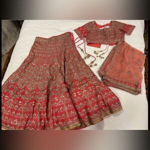 Indian /Pakistani/ Nepali bridal lehenga wedding dress